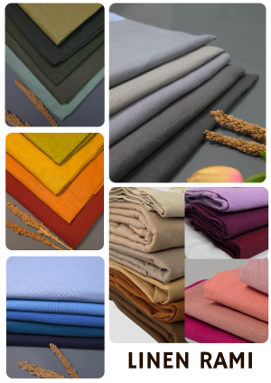 Linen Rami - Custom Ukuran Panjang