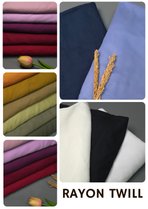 Rayon Twill - Custom Ukuran Panjang